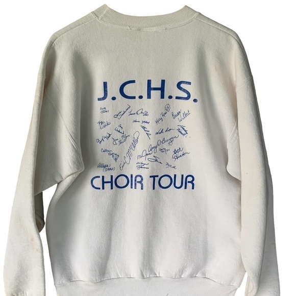 Vintage 1995 Crewneck Sweatshirt New York High School Class Trip - Picture 5 of 5